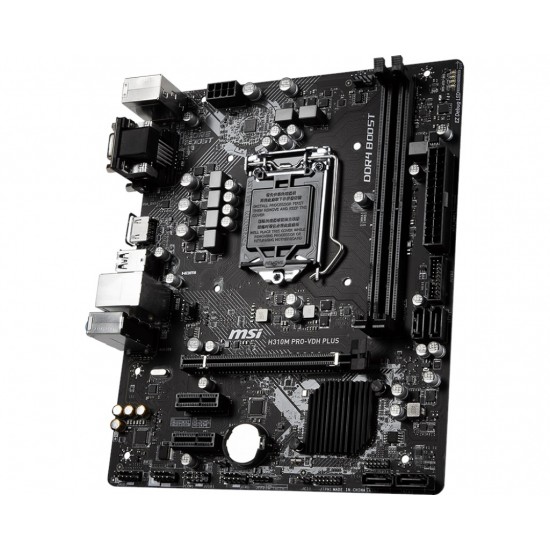 MSI H310M PRO-VDH PLUS INTEL H310 DDR4 SOKET 1151 MATX ANAKART MSI H310M PRO-VDH PLUS INTEL H310 DDR4 SOKET 1151 MATX ANAKART